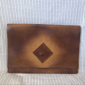 Vintage Leather Clutch